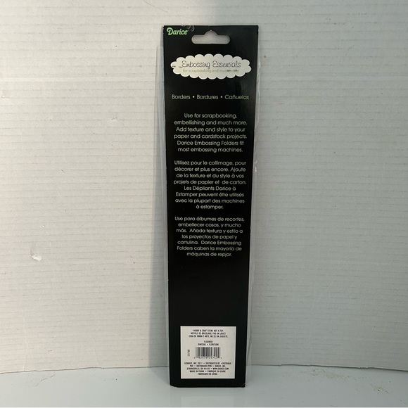 Darice 12 inches embossing border - FLOURISH - Picture 5 of 5